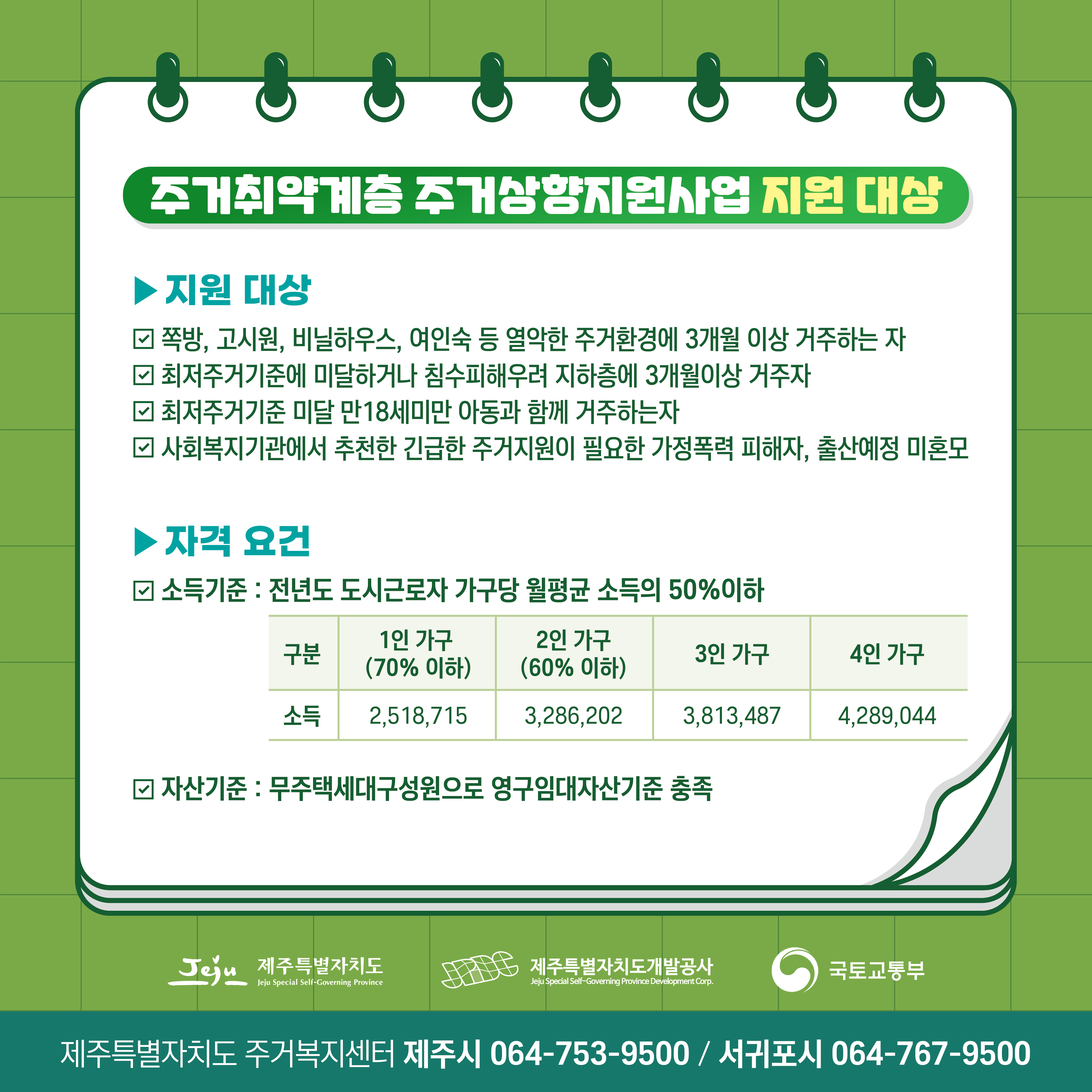 2025년 주거취약계층 주거상향지원사업 카드뉴스